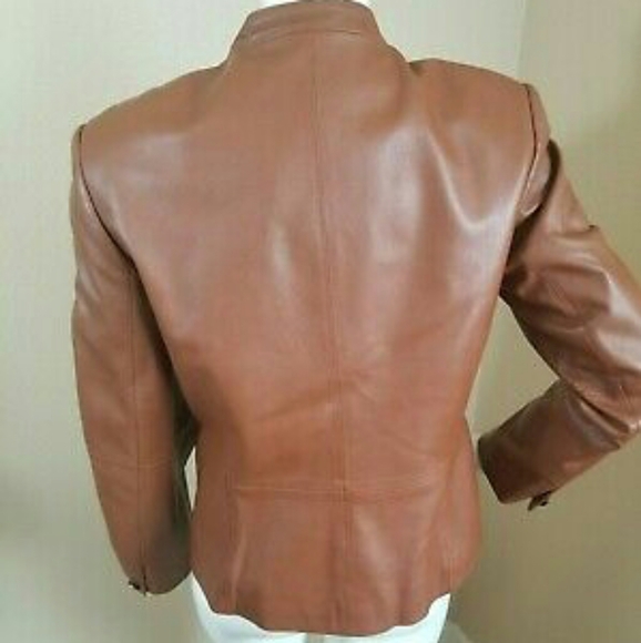 Talbots leather jacket - Picture 2 of 5